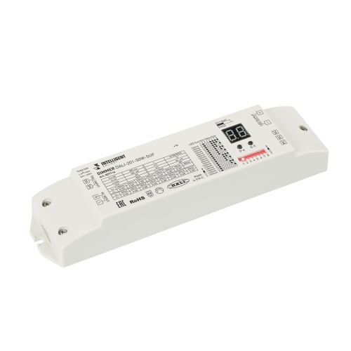 INTELLIGENT ARLIGHT Диммер DALI-201-50W-SUF (230V, 250-1500mА) (IARL, IP20 Пластик, 3 года)