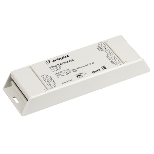 RGB-усилитель SR-3011P (12-36V, 4x350mA) (Arlight, IP20 Пластик, 3 года)