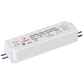 Блок питания ARPV-LV24050-A (24V, 2.0A, 48W) (Arlight, IP67 Пластик, 3 года)