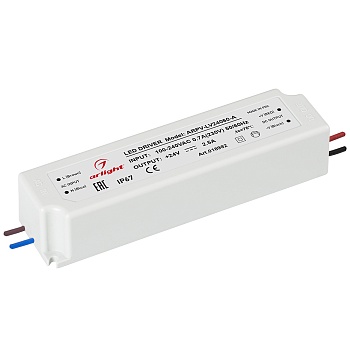 Блок питания ARPV-LV24060-A (24V, 2.5A, 60W) (Arlight, IP67 Пластик, 3 года)
