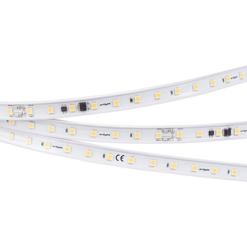 Лента ARL-50000PC-220V Warm3000 (5060, 54 LED/m, IP65) (Arlight, 8 Вт/м, IP65)