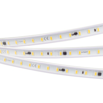 Лента ARL-50000PV-5630-72-230V Warm3000 (15mm, 14W/m, IP65) (Arlight, 14 Вт/м, IP65)