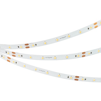 Лента NT-A60-8mm 24V Warm3500 (4.8 W/m, IP20, 3528, 5m) (Arlight, Открытый)