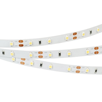 Лента RT 2-5000 12V Cool 8K (3528, 300 LED, LUX) (Arlight, 4.8 Вт/м, IP20)