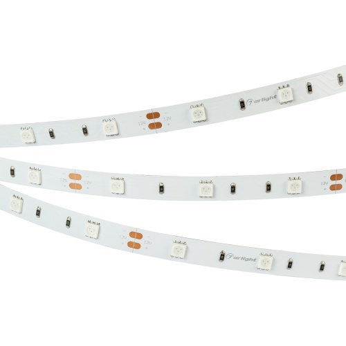 Лента RT 2-5000 12V Green (5060, 150 LED, LUX) (Arlight, 7.2 Вт/м, IP20)