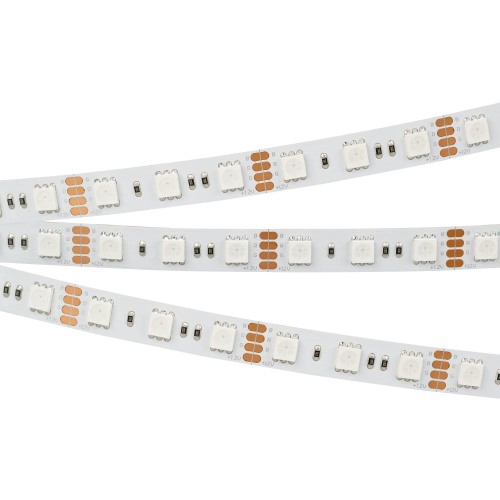 Лента RT 2-5000 12V RGB 2x (5060, 360 LED, LUX) (Arlight, 15 Вт/м, IP20)