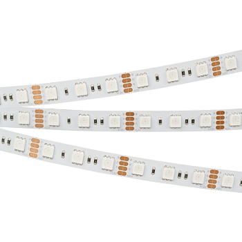 Лента RT 2-5000 12V RGB 2x (5060, 360 LED, LUX) (Arlight, 15 Вт/м, IP20)