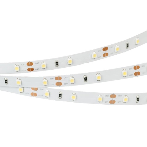 Лента RT 2-5000 12V White6000 (3528, 300 LED, LUX) (Arlight, 4.8 Вт/м, IP20)