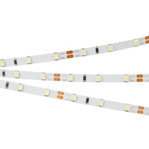 Лента RT 2-5000 12V White6000 5mm (3528, 300 LED, LUX) (Arlight, 4.8 Вт/м, IP20)