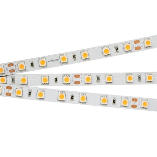 Лента RT 2-5000 24V Cool 8K 2x (5060, 300 LED, LUX) (Arlight, 14.4 Вт/м, IP20)