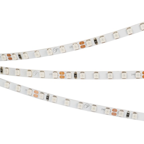 Лента RT 2-5000 24V Green 5mm 2x (3528, 600 LED, LUX) (Arlight, 9.6 Вт/м, IP20)