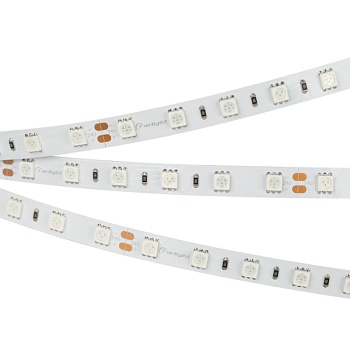 Лента RT 2-5000 24V Orange 2x (5060, 300 LED, LUX) (Arlight, 14.4 Вт/м, IP20)