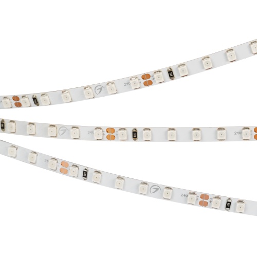 Лента RT 2-5000 24V Red 5mm 2x (3528, 600 LED, LUX) (Arlight, 9.6 Вт/м, IP20)