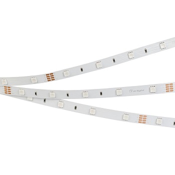 Лента RT 2-5000 24V RGB (5060, 150 LED, LUX) (Arlight, 7.2 Вт/м, IP20)