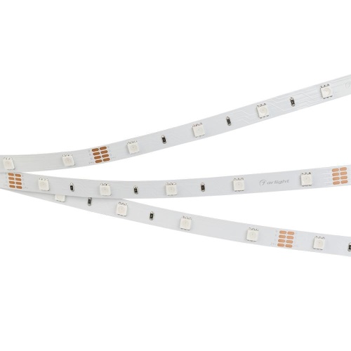 Лента RT 2-5000 24V RGB (5060, 150 LED, LUX) (Arlight, 7.2 Вт/м, IP20)