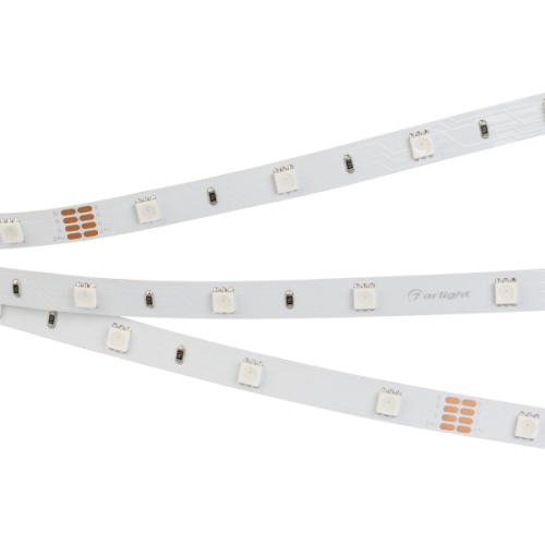 Лента RT 2-5000 24V RGB (5060, 150 LED, LUX) (Arlight, 7.2 Вт/м, IP20)