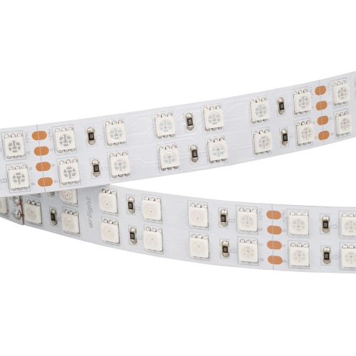 Лента RT 2-5000 24V RGB 2x2 (5060, 720 LED, LUX) (Arlight, 34.4 Вт/м, IP20)