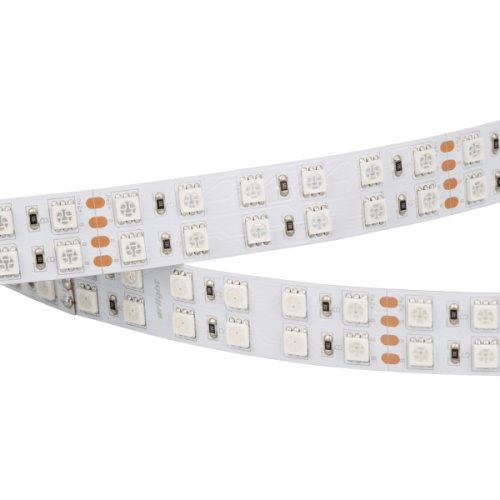 Лента RT 2-5000 24V RGB 2x2 (5060, 720 LED, LUX) (Arlight, 34.4 Вт/м, IP20)