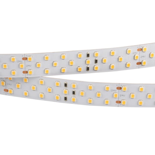 Лента RT 2-5000 24V Warm2700 3x2 (2835, 1260 LED, LUX) (Arlight, 27 Вт/м, IP20)