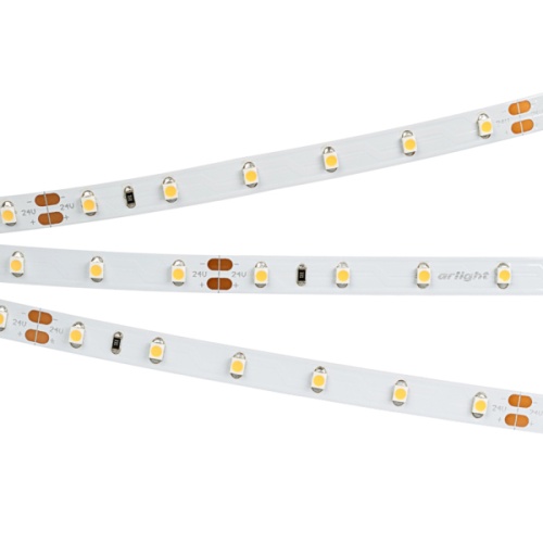 Лента RT 2-5000 24V Warm3000 (3528, 300 LED, CRI98) (Arlight, 4.8 Вт/м, IP20)