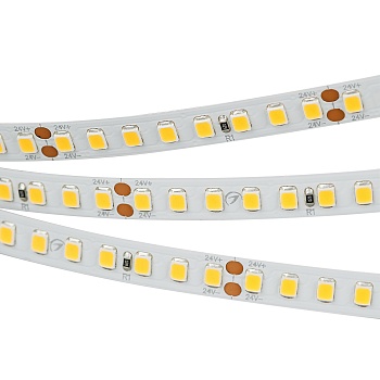 Лента RT 2-5000 24V Warm3000 2x (2835, 160 LED/m, LUX) (Arlight, 12 Вт/м, IP20)
