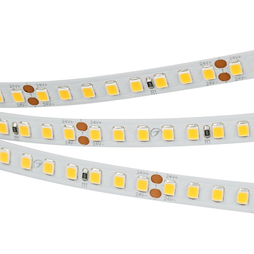 Лента RT 2-5000 24V Warm3000 2x (2835, 160 LED/m, LUX) (Arlight, 12 Вт/м, IP20)