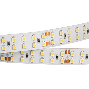 Лента RT 2-5000 24V Warm3000 2x2 (3528, 1200 LED, CRI98) (Arlight, 19.2 Вт/м, IP20)