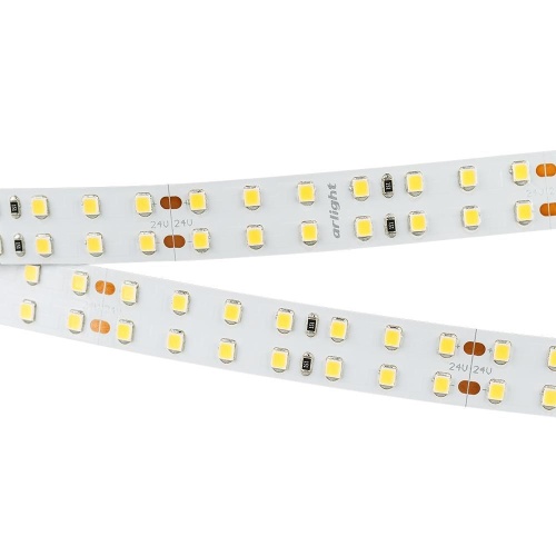 Лента RT 2-5000 24V White6000 2x2 (2835, 980 LED, LUX) (Arlight, 20 Вт/м, IP20)