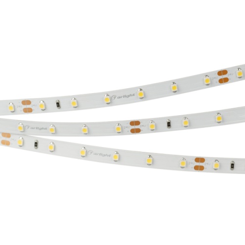 Лента RT-A60-8mm 24V Warm2700 (4.8 W/m, IP20, 3528, 50m) (Arlight, Открытый)
