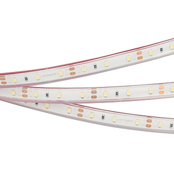 Лента RTW 2-5000PGS 12V Day (3528, 300 LED, LUX) (Arlight, 4.8 Вт/м, IP67)