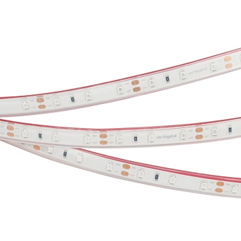 Лента RTW 2-5000PGS 12V Red (3528, 300 LED, LUX) (Arlight, 4.8 Вт/м, IP67)