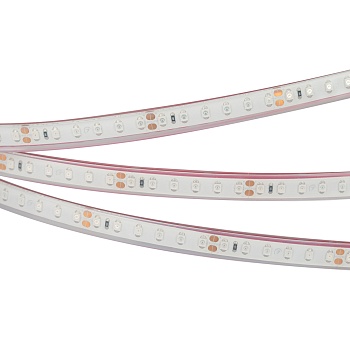 Лента RTW 2-5000PGS 24V Yellow 2x (3528, 600 LED, LUX) (Arlight, 9.6 Вт/м, IP67)