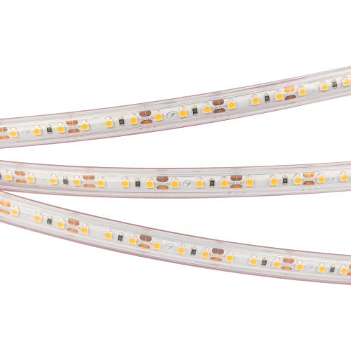 Лента RTW 2-5000PS 12V Warm3000 2x (3528, 600 LED, LUX) (Arlight, 9.6 Вт/м, IP67)