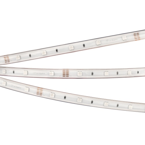 Лента RTW 2-5000PS 24V RGB (5060, 150 LED, LUX) (Arlight, 7.2 Вт/м, IP67)