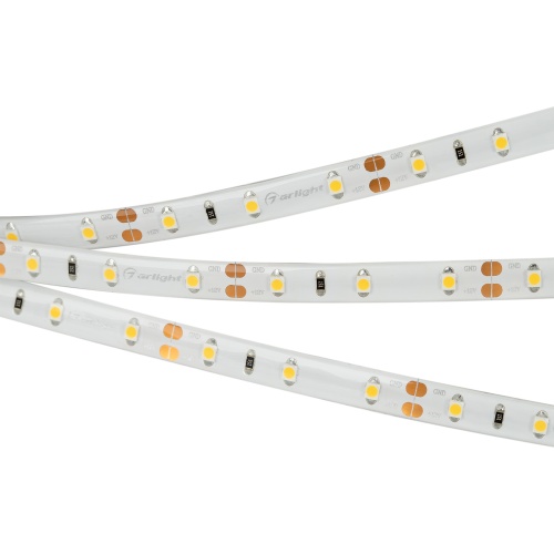 Лента RTW 2-5000SE 12V White (3528, 300 LED, LUX) (Arlight, 4.8 Вт/м, IP65)