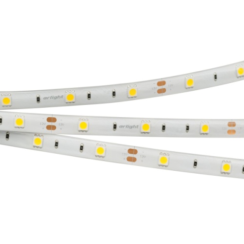 Лента RTW 2-5000SE 12V White (5060, 150 LED, LUX) (Arlight, 7.2 Вт/м, IP65)