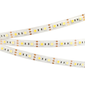 Лента RTW 2-5000SE 12V White-MIX 2x (5060, 300 LED, LUX) (Arlight, 14.4 Вт/м, IP65)