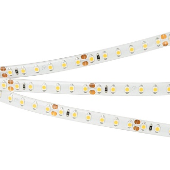 Лента RTW 2-5000SE 24V Warm 2x (3528, 600 LED, LUX) (Arlight, 9.6 Вт/м, IP65)