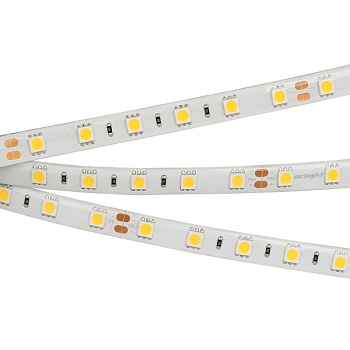 Лента RTW 2-5000SE 24V White 2x (5060, 300 LED, LUX) (Arlight, 14.4 Вт/м, IP65)