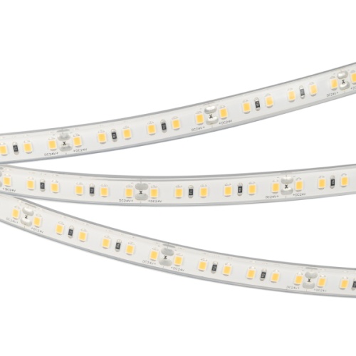 Лента RTW-5000PU-2835-120 24V Warm3000 (10.5mm, 16.8W, IP68) (Arlight, Закрытый)