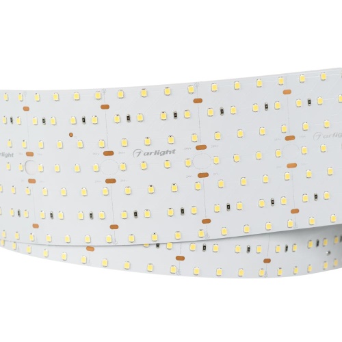 Лента S2-2500 24V Warm2400 85mm (2835, 560 LED/m, LUX) (Arlight, 40 Вт/м, IP20)