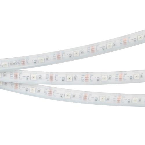 Лента SPI-5000P-RAM 12V RGB (5060, 150 LED x1) (Arlight, Закрытый, IP66)