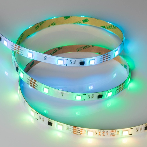 Лента SPI-5000SE-5060-30 12V Cx3 RGB-Auto (10mm, 6.5W/m, IP65) (Arlight, Закрытый, IP65)