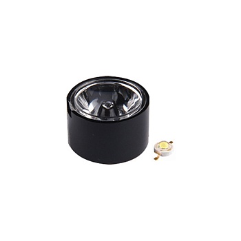 Линза 20DH1B (20°, Emitter, black) (Turlens, -)