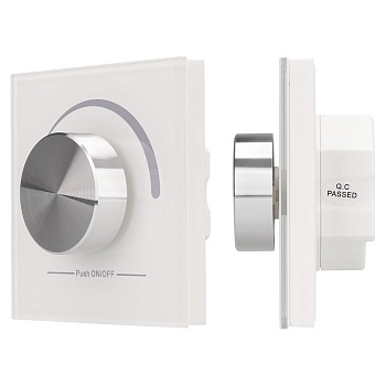 Панель Rotary SR-2202-IN White (12-24V, DMX, DIM) (Arlight, IP20 Пластик, 3 года)