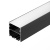 Профиль LINE-M-5050-3000 BLACK (Arlight, Алюминий)