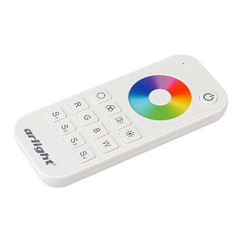 Пульт SMART-R27-RGBW White (1 зона, 2.4G) (Arlight, IP20 Пластик, 5 лет)
