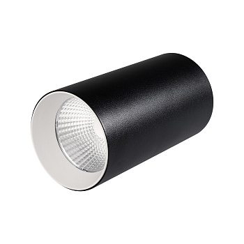 Светильник SP-POLO-SURFACE-R85-15W White5000 (BK-WH, 40 deg) (Arlight, IP20 Металл, 3 года)