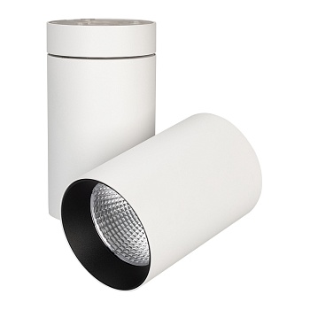 Светильник SP-POLO-SURFACE-TURN-R85-15W White5000 (WH-BK, 40 deg) (Arlight, IP20 Металл, 3 года)