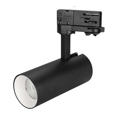 Светильник SP-POLO-TRACK-LEG-R65-8W Warm3000 (BK-WH, 40 deg) (Arlight, IP20 Металл, 3 года)